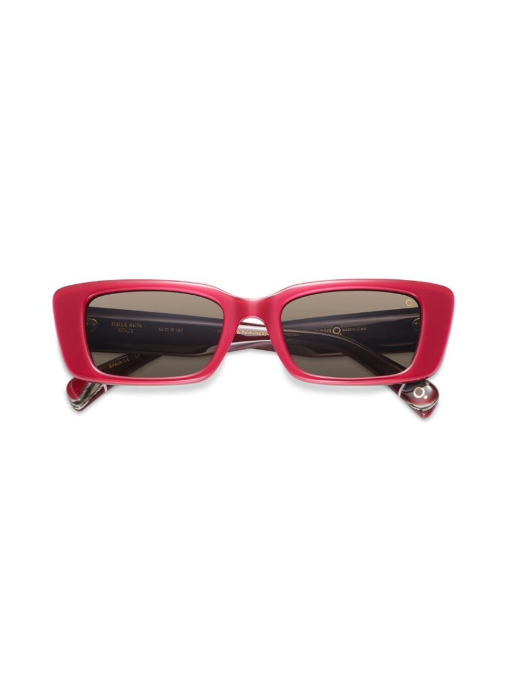 New Etnia Barcelona Women's Sunglasses Red Acetate Frame DEIA SUN RDGY 52